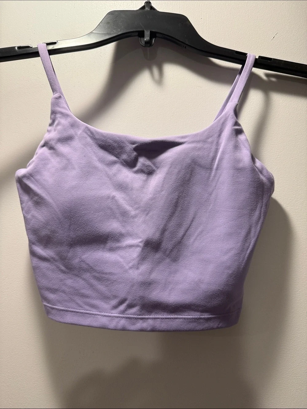 HALARA Girls Lilac Crop Tank with Thin Straps